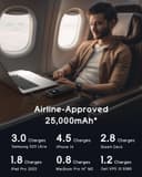 INIU Power Bank, 65W PD 25000mAh Portable Charger, Ultimate USB C 3-Output Fast Charging (Phone & Laptop) with Phone Holder Battery Pack for MacBook, iPhone, AirPods, iPad, Switch, Tablets. - 6