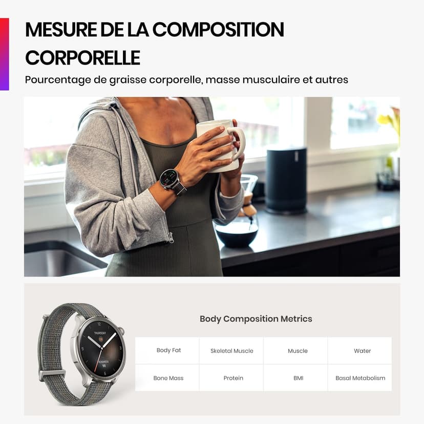 Amazfit Balance 46mm Smart Watch, NFC Contactless Payment, AI Fitness Coach, 14-Day Battery Life, Sleep & Health Monitoring, GPS, 150+ Sports Modes, Bluetooth Calls, AMOLED Screen for Android & iPhone - 4