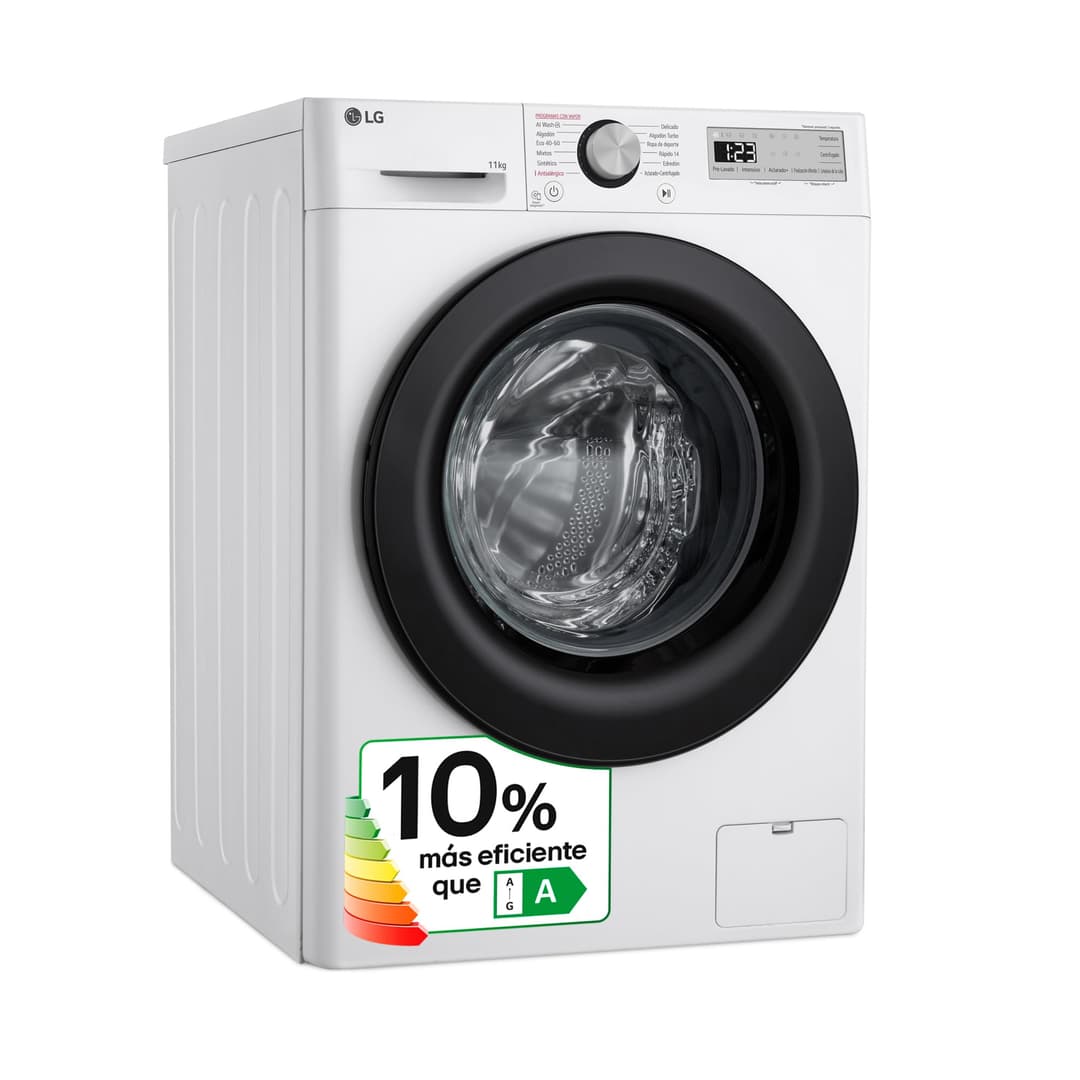 LG F4WR5011A6F, Lavadora intelligent AI Direct Drive, Vap…