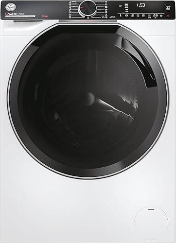 Hoover H-WASH 700 H7WD 610MBC-S Washing Machine 10 kg 1600 Rotations WiFi + BLE Connected Car Care Steam Care Pro System Care Box Class A 59 x 56 x 85 cm White