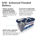 Bosch S4E08 - car battery - 70A/h - 760A - EFB technology - adapted for vehicles with Start/Stop system - 5