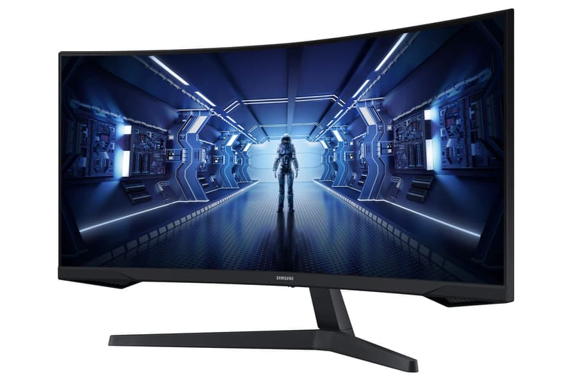 SAMSUNG ODYSSEY G5 34'' Ecran PC Gaming Incurvé 1000R, Dalle VA 34", Résolution UHD ultra-large (3440x1440), 165Hz, 1ms, Noir - 2