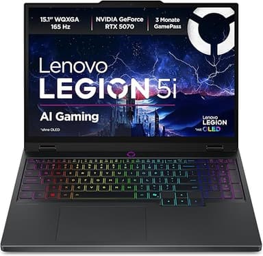 Lenovo Legion 5i Gaming AI Laptop | 15.1" WQXGA 165Hz OLE…