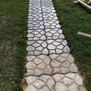 FHONYX 2 PCS Concrete Moulds 40x40x4cm, Paving slabs, Truss, Garden Lawn, Decoration Garden, Path, DIY, Pavement, Paving Stones, Reusable, Multi-Purpose, cast, Imitation Stone - 8