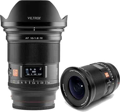 VILTROX AF 16mm F1.8 FE Full Format Wide Angle Lens for S…