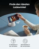 Anker MagGo Chargeur Induction iPhone 3 en 1 MagSafe 15W (Socle), Chargeur sans Fil Certifié Qi2 Compatible MagSafe, pour iPhone 17/16/15/14, Apple Watch, AirPods Pro, et Plus (Adaptateur fourni) - 7