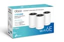 TP-Link Deco XE75 Mesh WLAN Set (3 Pack), Wi-Fi 6E AXE5400 Tri-Band Router & Repeater, 3 x Gigabit Ports for Each Unit, Recommended for Houses with 4-7 Bedrooms, Comprehensive Youth Protection, WPA3 - 6