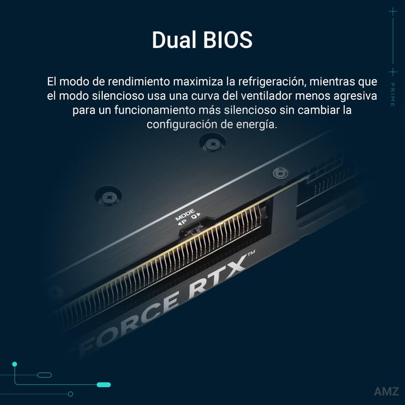 ASUS Prime GeForce RTX 5060 Ti 16GB GDDR7 OC Edition Graphics Card The SFF-Ready (PCIe 5.0, 16GB GDDR7, HDMI/DP 2.1, 2.5-Slot, Axial-Tech Fans, Dual BIOS) - 6