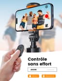 ANXRE 71"/180cm Phone Tripod Monopod, NT79 Extendable Selfie Stick Tripod for Cell Phone＆Camera, Mobile Tripod Stand for Filming, Tripod Stand Holder Compatible with Smartphone Camera - 7