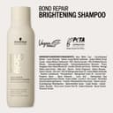 Schwarzkopf Professional BLONDME Bond Repair Brightening Shampoo Shampooing Anti Pollution Thé Blanc Hydratant Renforçant Et Profondément Nourrissant 300 ml - 6