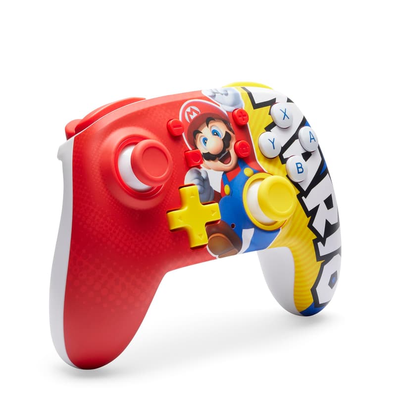 Manette sans fil améliorée PowerA Nano pour Nintendo Switch, modèle OLED et Switch Lite, accessoire de jeu, manette de jeu, manette gaming, manette Bluetooth, sous licence officielle - Mario Victory - 2