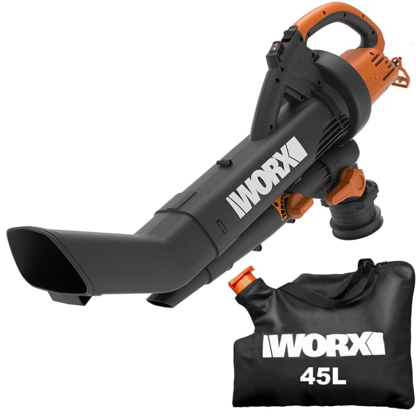 WORX Souffleur Aspirateur Broyeur 3000W WG505E, Outil 3 e… - 1
