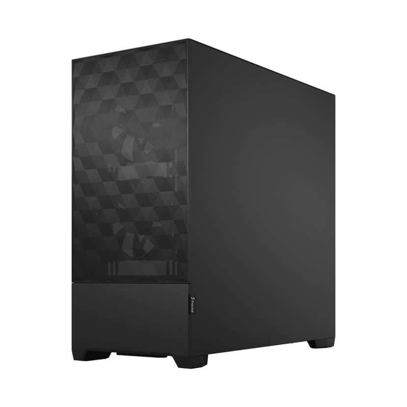 Fractal Design Pop Air Black - Boîtier PC Gaming ATX Mid Tower, Façade Mesh Hexagonale, Verre Trempé, 3 Ventilateurs Aspect 12 Inclus, Haute Ventilation - 5