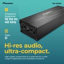 PIONEER GM-DX104 4 channel inline car amplifier - 4 x 100w - 4