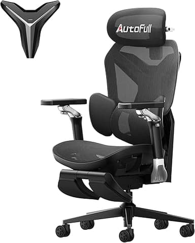 AutoFull G7 Ergonomic Office Chair, 3-Zone Dynamic Lumbar…
