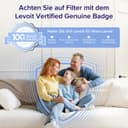 LEVOIT Air Filter Replacement for Core 300S and Core 300 Air Purifier, HEPA Filter, High Efficiency Active Carbon Filter and Pre-Filter, Against 99.97% Allergens, Dust, Pollen, Smoke, Color - 6