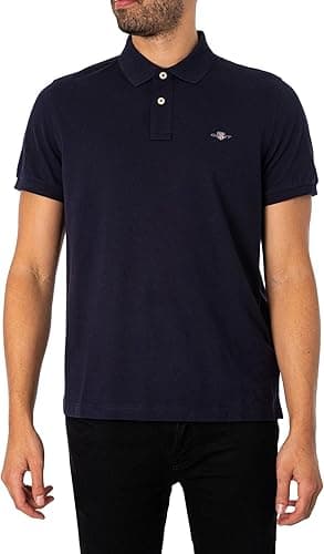 GANT REG SS Polo À Manches Courtes en Piqué Shield Regula…