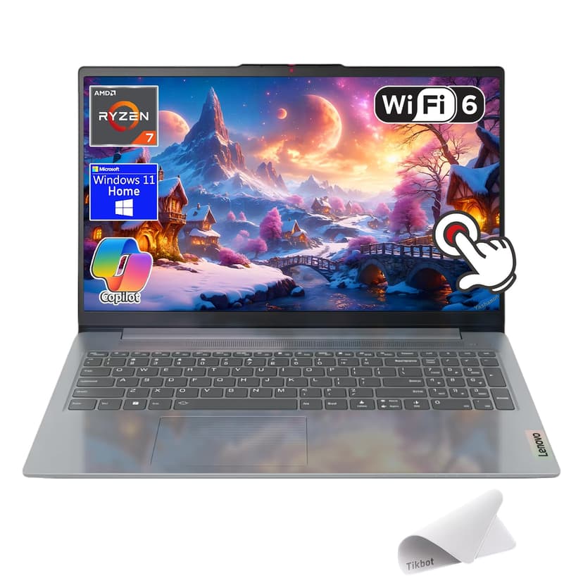 Lenovo IdeaPad Slim 3, 15.6" Full HD Touchscreen Laptop, … - 1