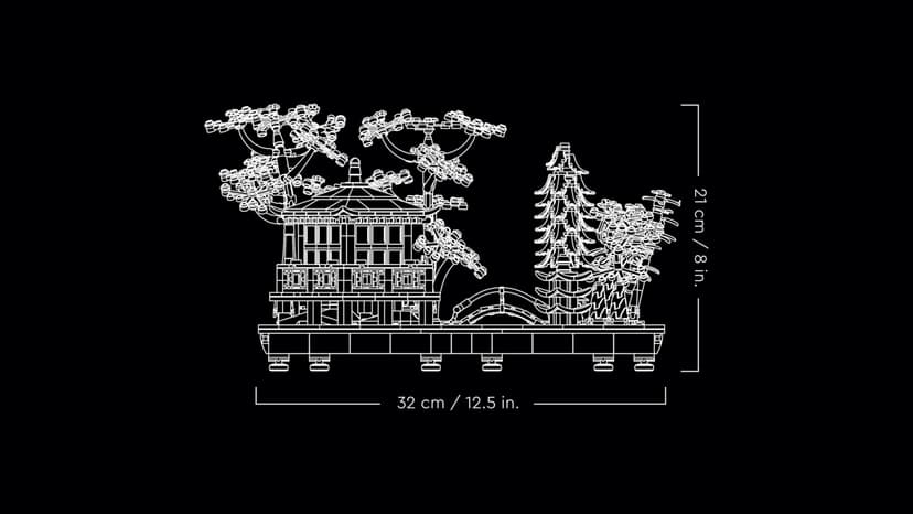 LEGO 10315 Icons Tranquil Garden, Botanical Zen Garden Kit for Adults with Lotus Flowers, Customisable Desk Decoration, Inspired by Japanese Traditions, Mindful Gardening Gift for Women, Men - 7