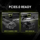 MSI MAG A750BN PCIE 5 Gaming Power Supply - PCIE 5.0 Compatible - Certified 80 Plus Bronze 750W - Compact Size - PSU ATX - 4