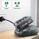 Bosch Battery Pack PBA 18V 4.0 Ah PowerPlus (1 battery 18V 4.0 Ah, 18 Volt System, in carton packaging) - 3