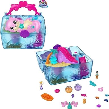 Polly Pocket Coffret Aventures À Sparkle Cove Adventure a…