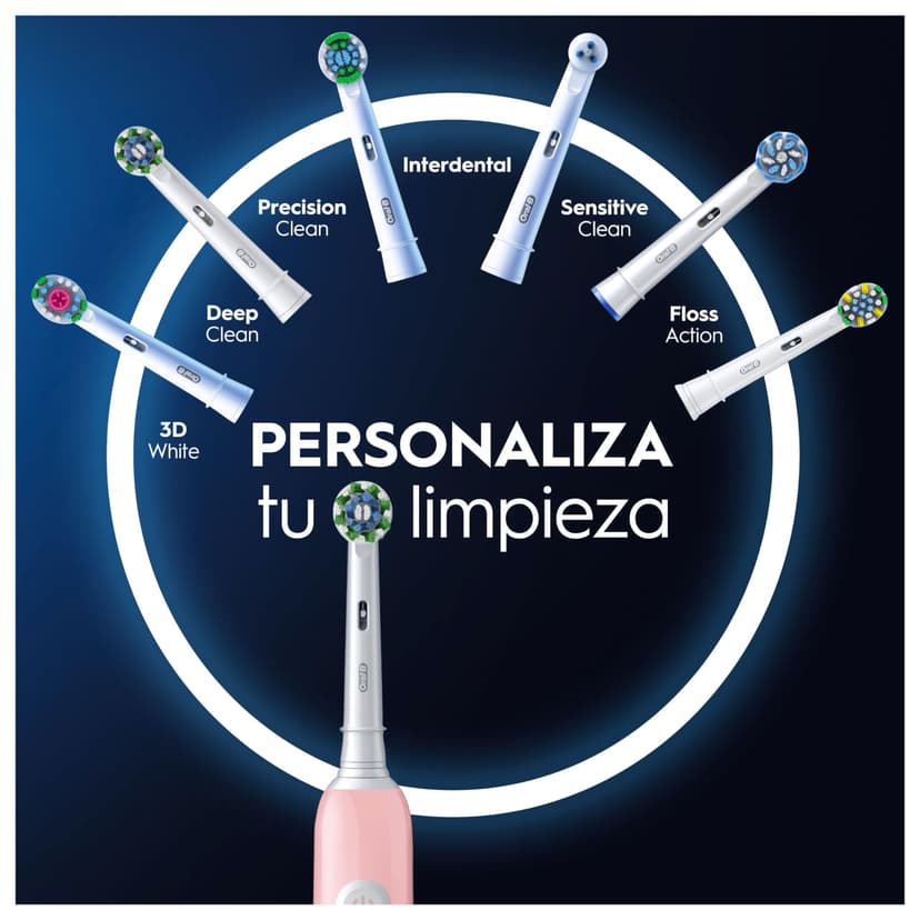 Oral-B Pro Series 1 Electric Toothbrush Pink 1 Brush Designed by Braun - 5