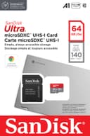 SANDISK Ultra microSDXC card 64GB for Chromebook + SD adapter (up to 140 MB/s transfer speed, with A1 App Performance, UHS-I, Class 10, U1) - 3