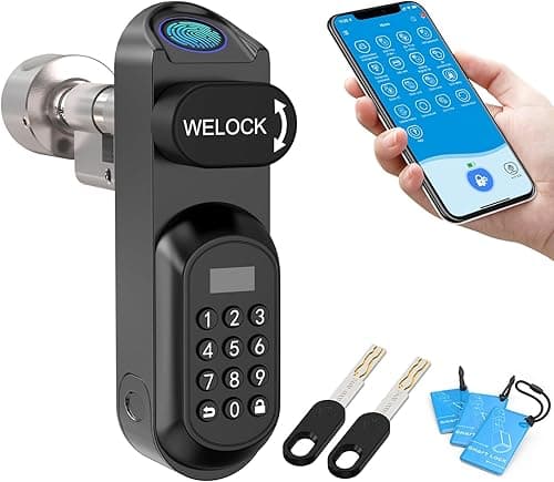 WELOCK U81 Smart Lock,Serrure Connectée,Serrure Empreinte…