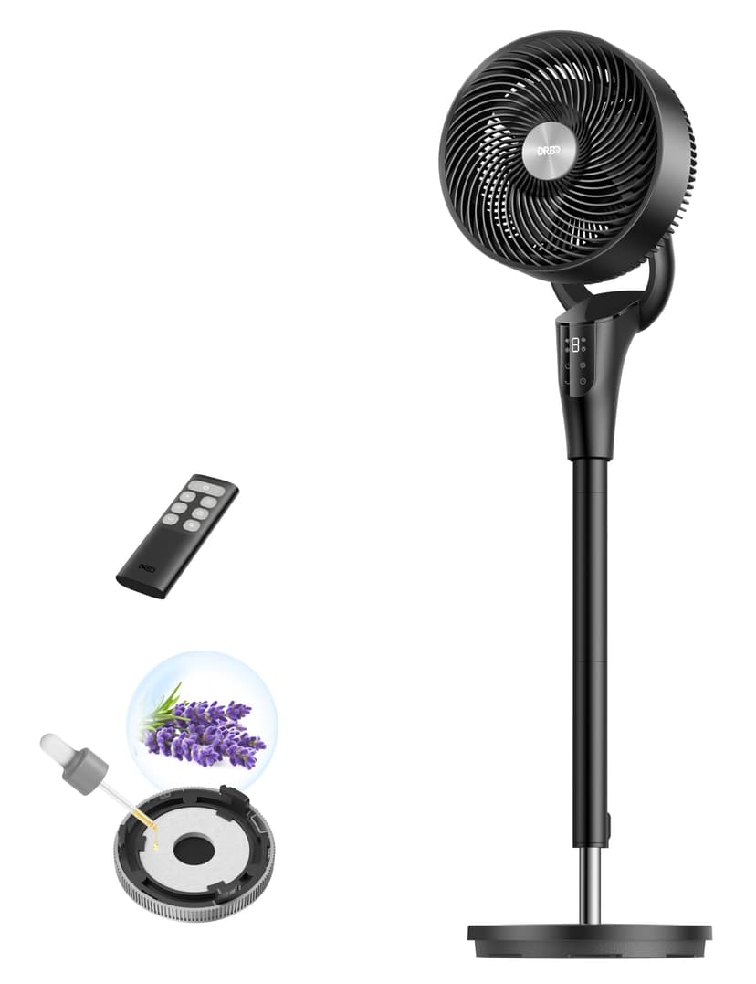 Dreo 20 dB Silent Standing Fan for Bedroom, 42" Pedestal … - 1