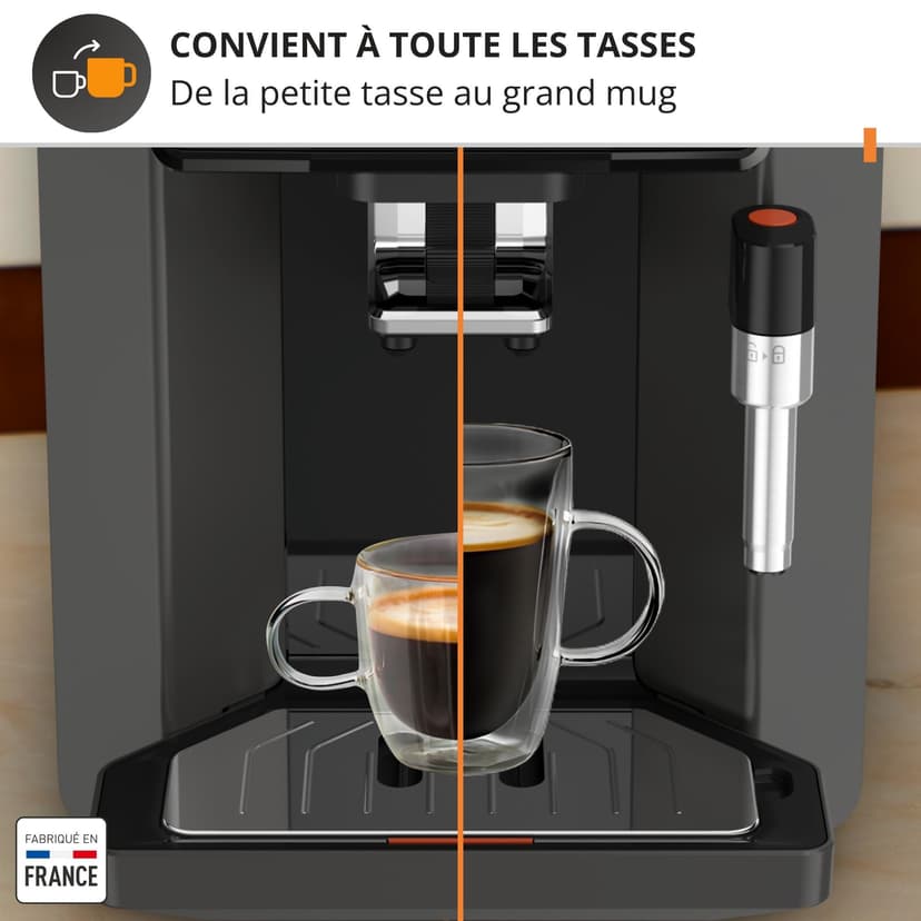 KRUPS Sensation C50 Fully Automatic Coffee Machine EA910810, Charcoal - 5