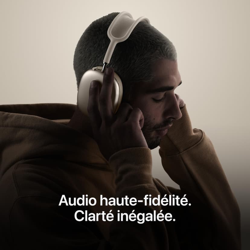 Apple AirPods Max 2, Casque Circum-auriculaire sans Fil, Réduction Active du Bruit, Audio adaptatif, Audio Spatial personnalisé, Traduction en Direct, Casque Bluetooth pour iPhone - Minuit ​​​​​​​ - 4