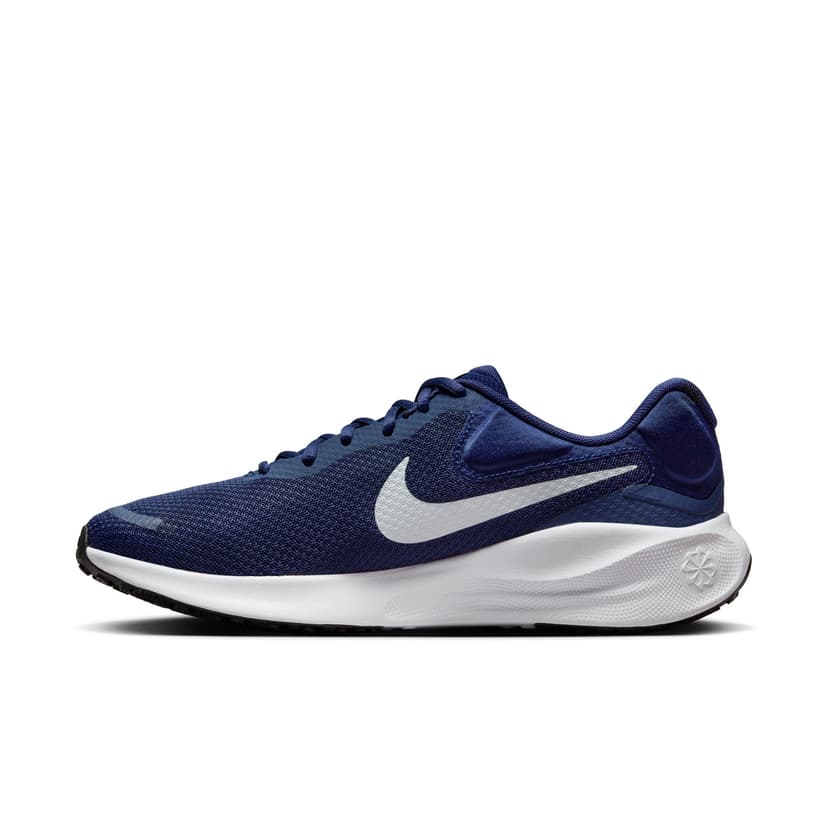 Nike Running Shoe Revolution 7, Midnight Navy/Pure Platinum-Black-White, FB2207-400, 43 EU (M 9.5 US) - 7