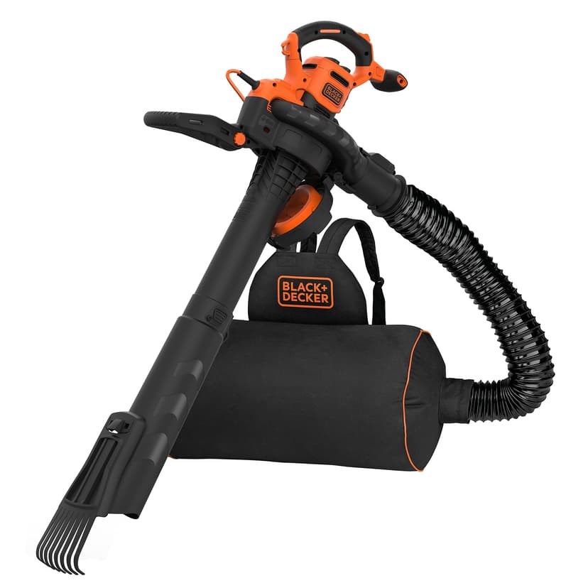 BLACK+DECKER BEBLV301 Aspirateur Souffleur Électrique à fil Aspirateur + Souffleur, Option Broyeur 3000 W Orange - 2