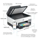 HP Smart Tank 7305 All in One Printer | Perfect for Home | Colour | Wireless | Print, Scan, Copy | Includes up to 3 Years of Ink | Refillable | Document Feeder | 2-Sided Printing | Easy Setup - 4