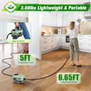 Nettoyer à Vapeur, Nettoyeur Vapeur Professionnel avec 11 Accessoires, 2500W Réservoir d'eau de Grande Capacité, Nettoyage Vapeur avec 6 modes réglables pour le Nettoyage, Canapés, Carrelage, Voitures - 5