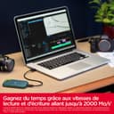 SANDISK Extreme Pro Portable SSD 4TB (up to 2000MB/s Read/Write speeds, 256 bit AES Hardware encryption, up to Three-Meter Drop Protection, IP65 Water and Dust Resistance) Monterey - 4