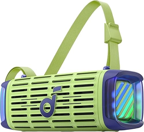 Soundcore Boom 3i by Anker, Enceinte Bluetooth extérieure résistante, IP68, Flottante, résistante à l'eau salée, BassUp 2.0, Enceinte Portable de 50 W, Bluetooth 5.3, 16 h, TWS,Kayak/pêche/Camping