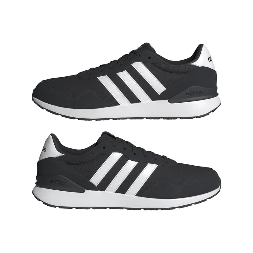 adidas Men's Run 60s 4.0 Shoes, Core Black/Cloud White/Core Black, 9 UK - 6