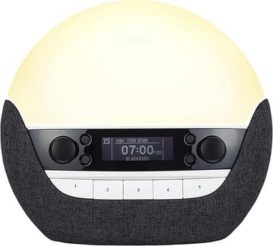 Lumie Bodyclock Luxe 750Dab Alarm Clock with DAB Radio, B…