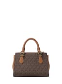 Michael Kors Marilyn Small Signature Logo Messenger Bag Brown PVC - 4