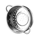 Panier Vapeur Inox, Panier à Vapeur pour LéGumes, Insert pour Cuisson à Vapeur, 20 cm de DiamèTre IntéRieur, en Acier Inoxydable 304 de Qualité Alimentaire,Durable,Cuit Plus Sainement,Plus Rapidement - 1