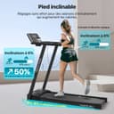 Mobvoi Home Smart AI Treadmill Ultra 6% Incline 3 in 1 Walking Pad Treadmills for Home Office TicSports APP 2.5HP Running Treadmill Handrail Holder for Cup Phone Laptop Speaker 12 KMH 120KG - 6