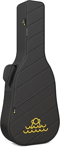 MONKEY LOOP Touring Acoustic - Étui pour Guitare avec Rembourrage de 23 mm - Étui Semi-Dur pour Guitare Acoustique - Poche Extérieure pour Accessoires - Sangles Réglables - Résistant à l'eau