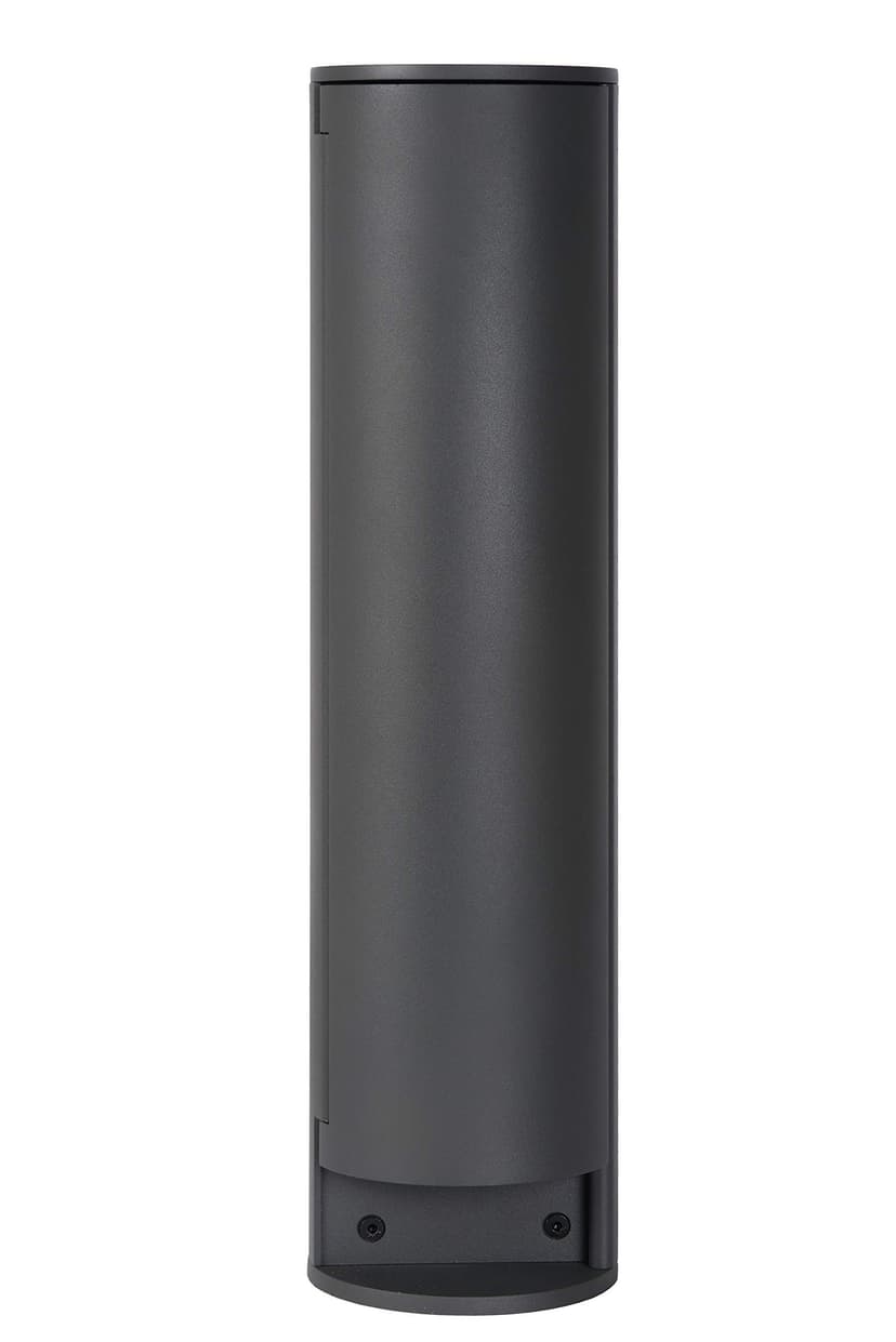 Lucide POWERPOINT - Outdoor socket column edging NL/D - Ø 10 cm - IP44 - Anthracite - 1