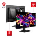 msi MPG 271QRX QD-OLED 27" WQHD Gaming Monitor - Pannello OLED Quantum Dot 2560 x 1440, 360Hz / 0,03ms, 99% DCI-P3, ΔE≤2, DisplayHDR True Black 400, KVM, RGB - DP 1.4a, HDMI 2.1, USB Type-C - 3