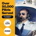 KORE Aviation P1 General Aviation Headset for Pilots | Mono, 24 db Passive Noise Reduction Rating, Noise Canceling Microphone, Acoustic Foam Ear Cups, AUX Port for MP3 Music Input with GA Dual Plugs - 6