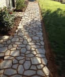 FHONYX 2 PCS Concrete Moulds 40x40x4cm, Paving slabs, Truss, Garden Lawn, Decoration Garden, Path, DIY, Pavement, Paving Stones, Reusable, Multi-Purpose, cast, Imitation Stone - 6