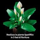 LEGO Botanicals Les Fleurs de Lune - Set de Plante Artificielle en Pot pour Adulte - Fausses Fleurs Blanches & Boutons - Décoration de Chambre ou de Salon - Idée de Cadeau pour la Fête des Mères 11504 - 4