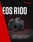 Canon EOS R100 Appareil Photo Hybride Compact à capteur APS-C stabilisé 24M Pixels, Vidéo 4K, Wi-FI, AutoFocus Dual Pixel, boitier Nu Noir - 2